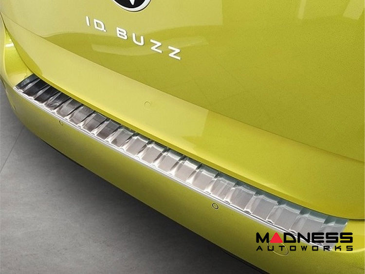 Volkswagen ID Buzz Rear Bumper Sill Trim - Stainless Steel - Polished Finish